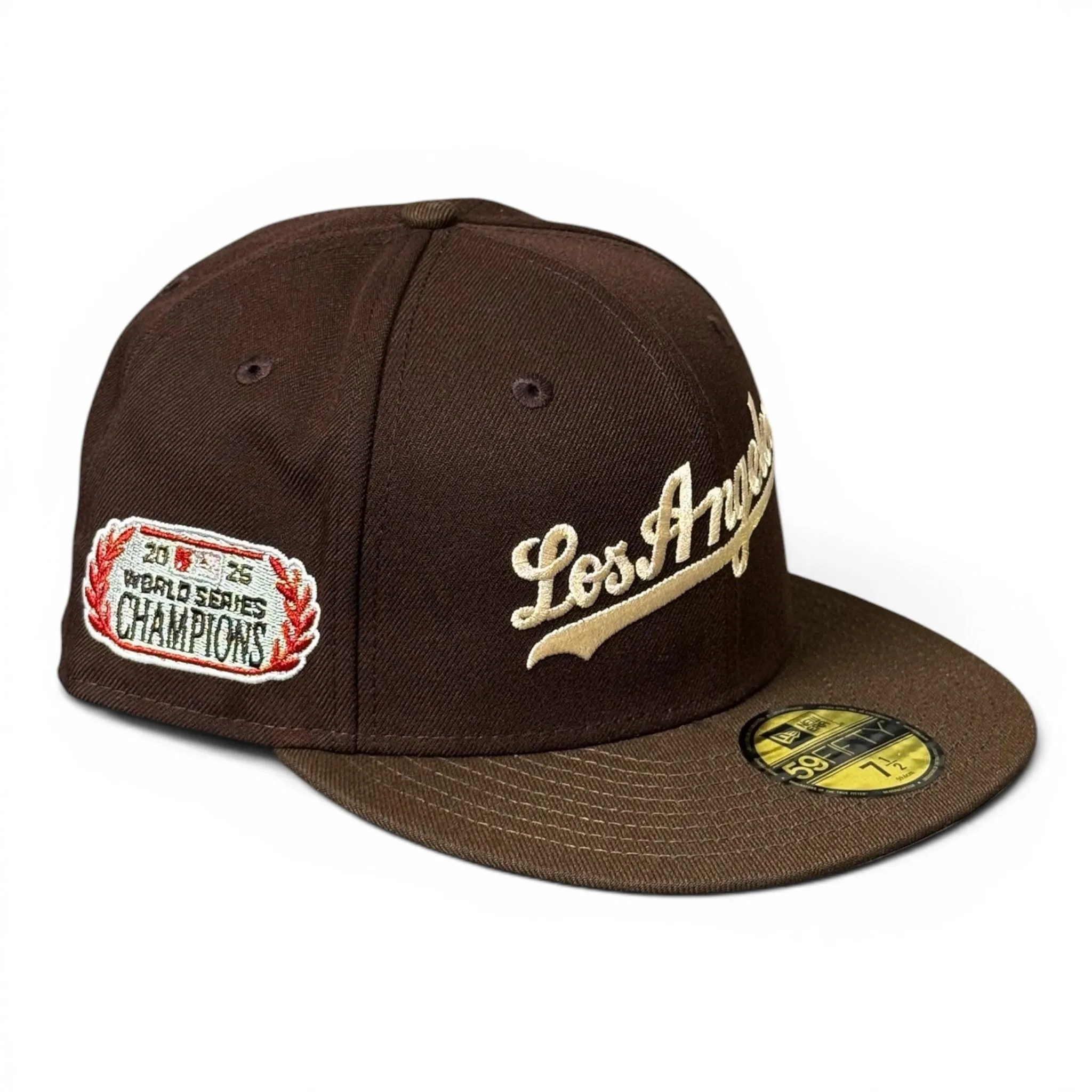 New Era 59Fifty Los Angeles Dodgers "Sneaky Mocha Scipt"