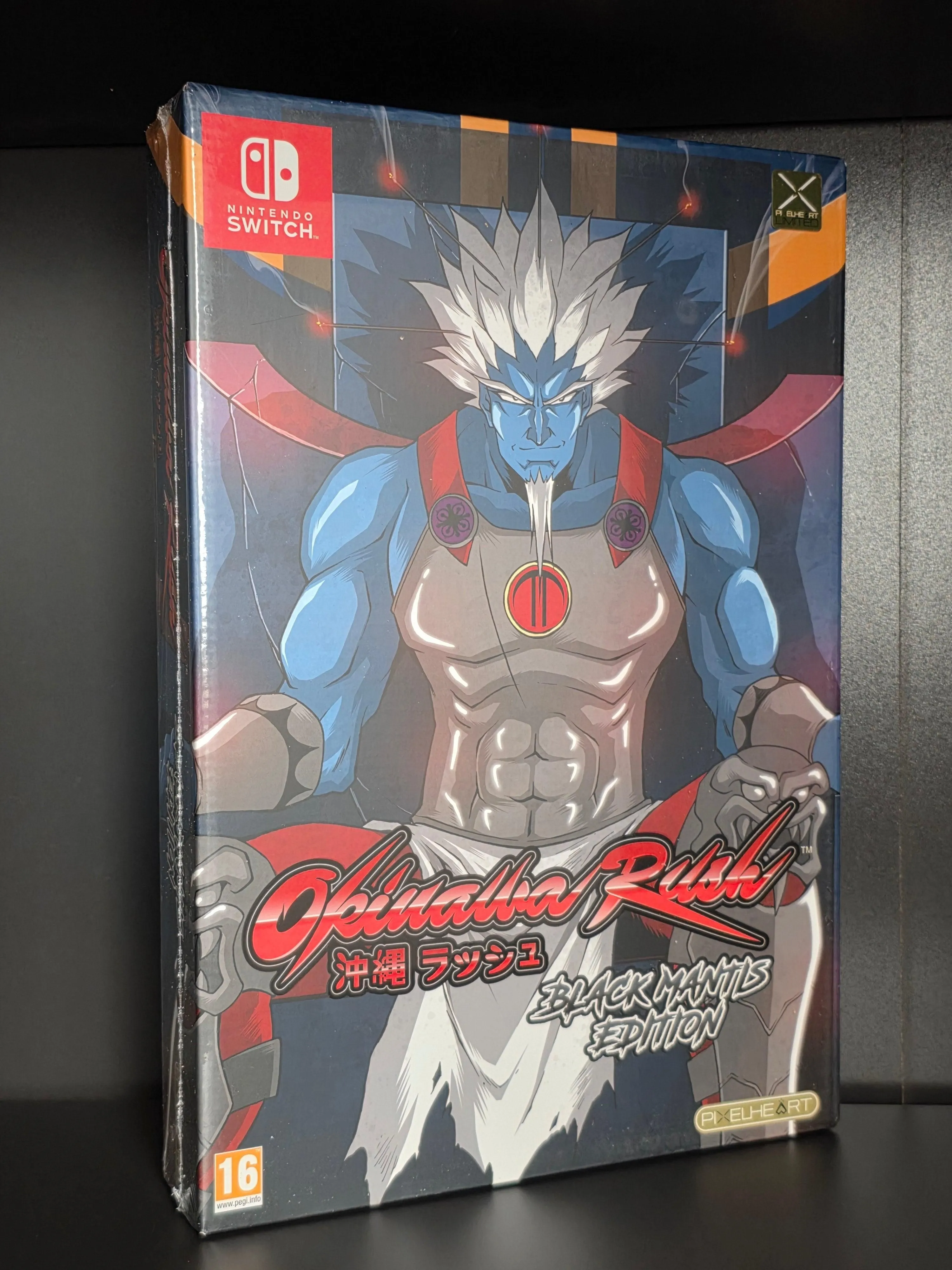 Okinawa Rush Black Mantis Edition Nintendo Switch Rare Collectible Item