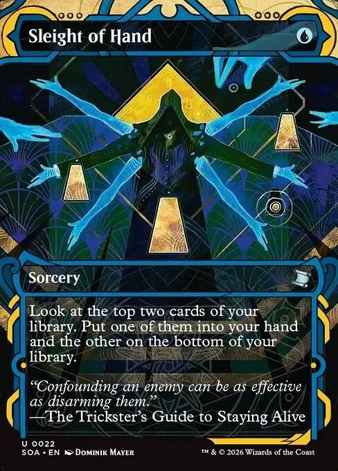 SOA, Sleight of Hand, (Showcase), 22, U, Near Mint, Normal, EN