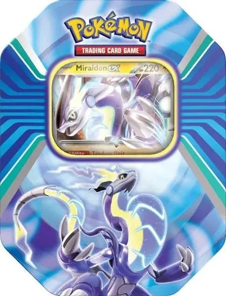 Pokémon TCG: Paldea Legends Tin – Koraidon ex / Miraidon ex