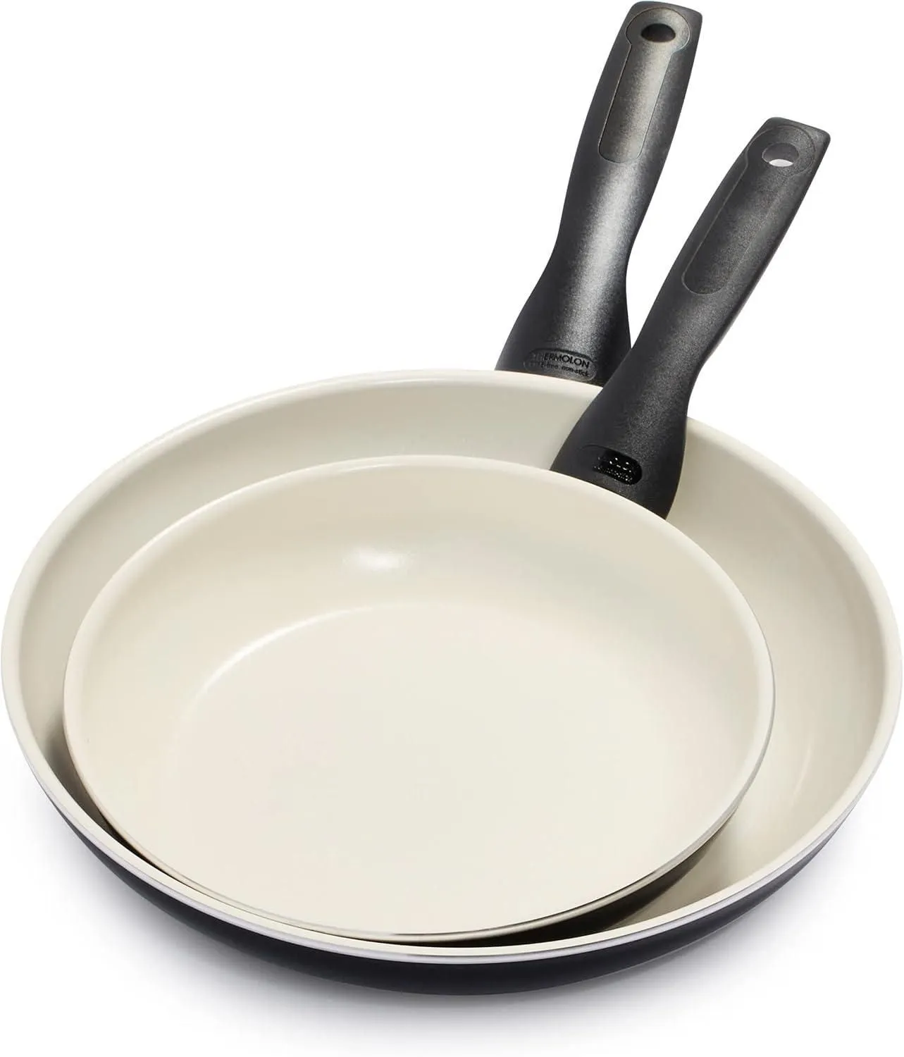 GreenPan Rio Bratpfannen-Set 2-teilig – 20 cm & 26 cm | PFAS-freie Keramik-Antihaftbeschichtung | Gesund kochen mit Stil