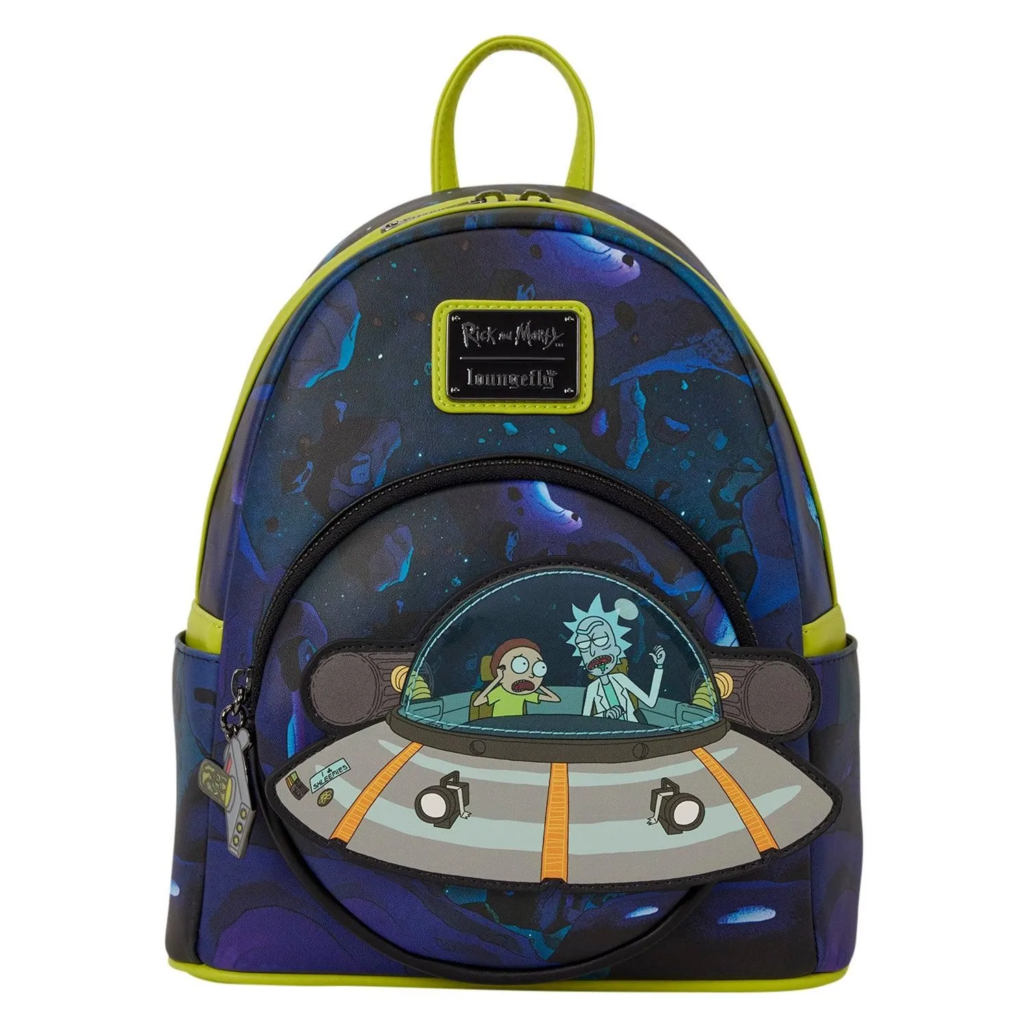 Cartoon Network Rick & Morty Space Cruiser Mini Backpack - Loungefly - 03 July