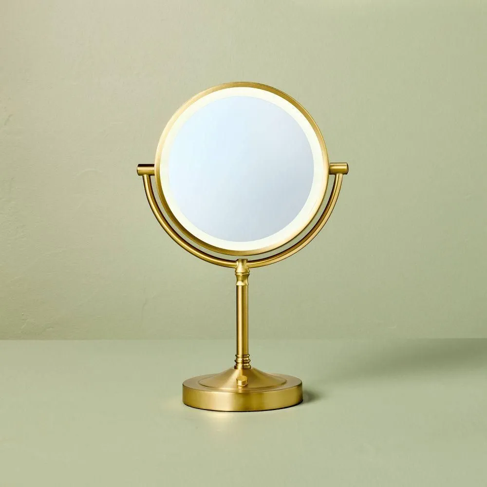 Brand New - LED Vanity Mirror Brass - Hearth & Hand with Magnolia