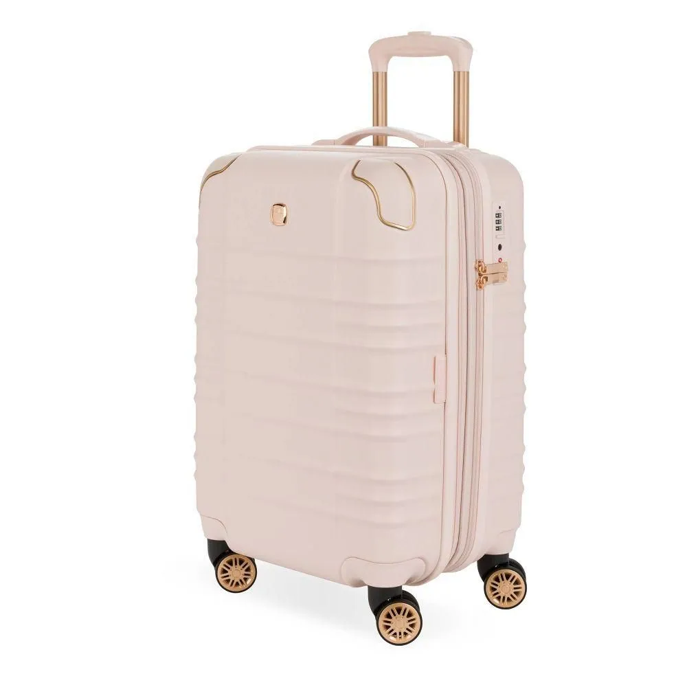 New Without Tags - Size: 22.75 Inches - SWISSGEAR Cascade Hardside Carry On Spinner Suitcase - Rose