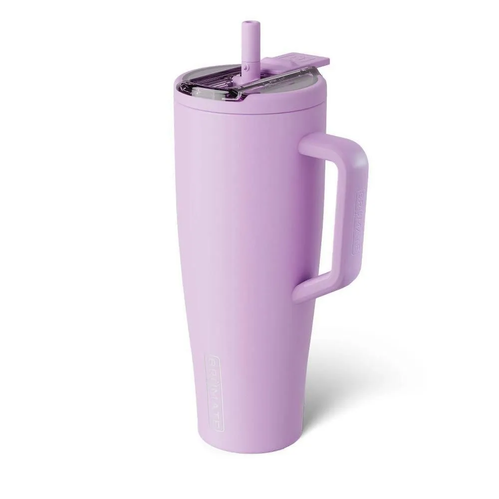 New without box - Size: 40 fl oz - BruMate 40fl oz Stainless Steel Era Flip Straw Tumbler - Lavender
