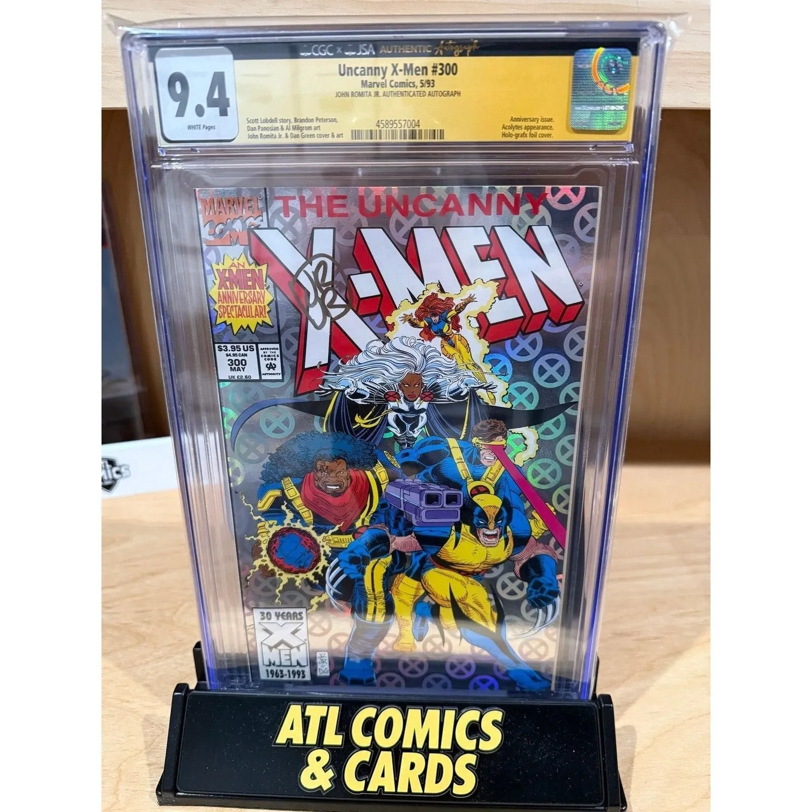 Slab | Uncanny X-Men #300 | CGC 9.4 | Signed by John Romita, Jr.