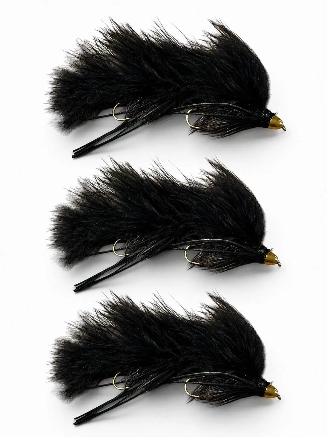 Peanut Envy Articulated Streamer Black | 3 Pack