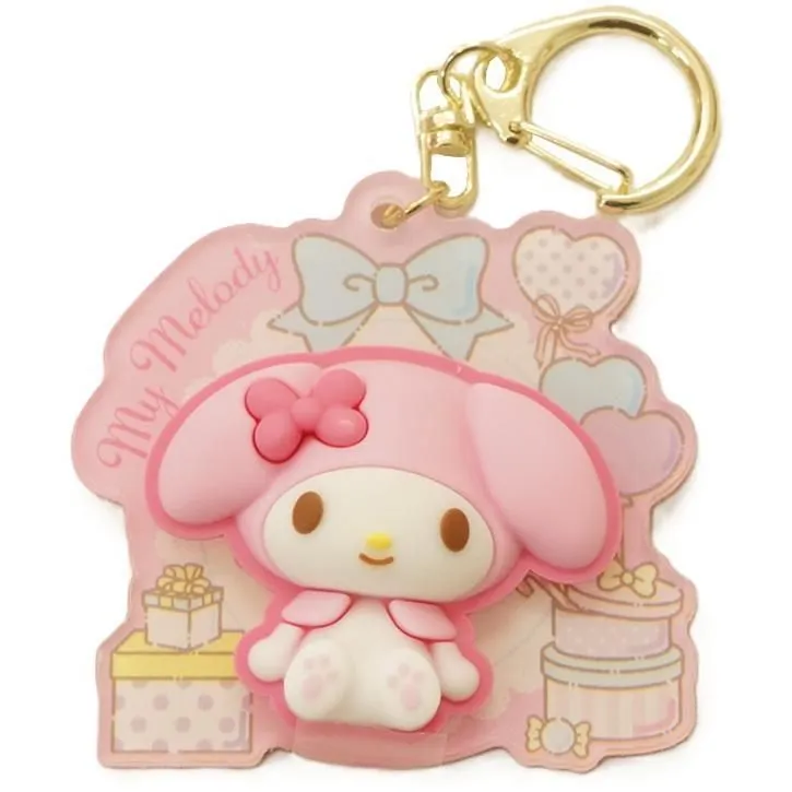[MY MELODY] "Sanrio Kururun Spin" Keychain