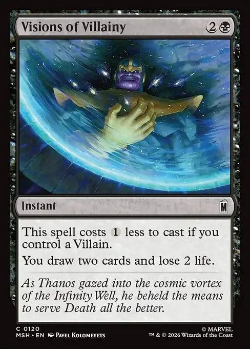 MSH, Visions of Villainy, Standard, 120, C, Near Mint, Normal, EN