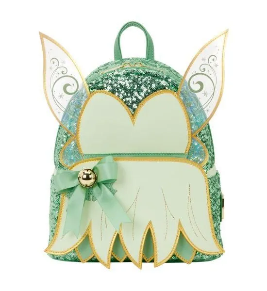 Tinker Bell Holiday Disney Fairies Loungefly Mini Sequin Backpack