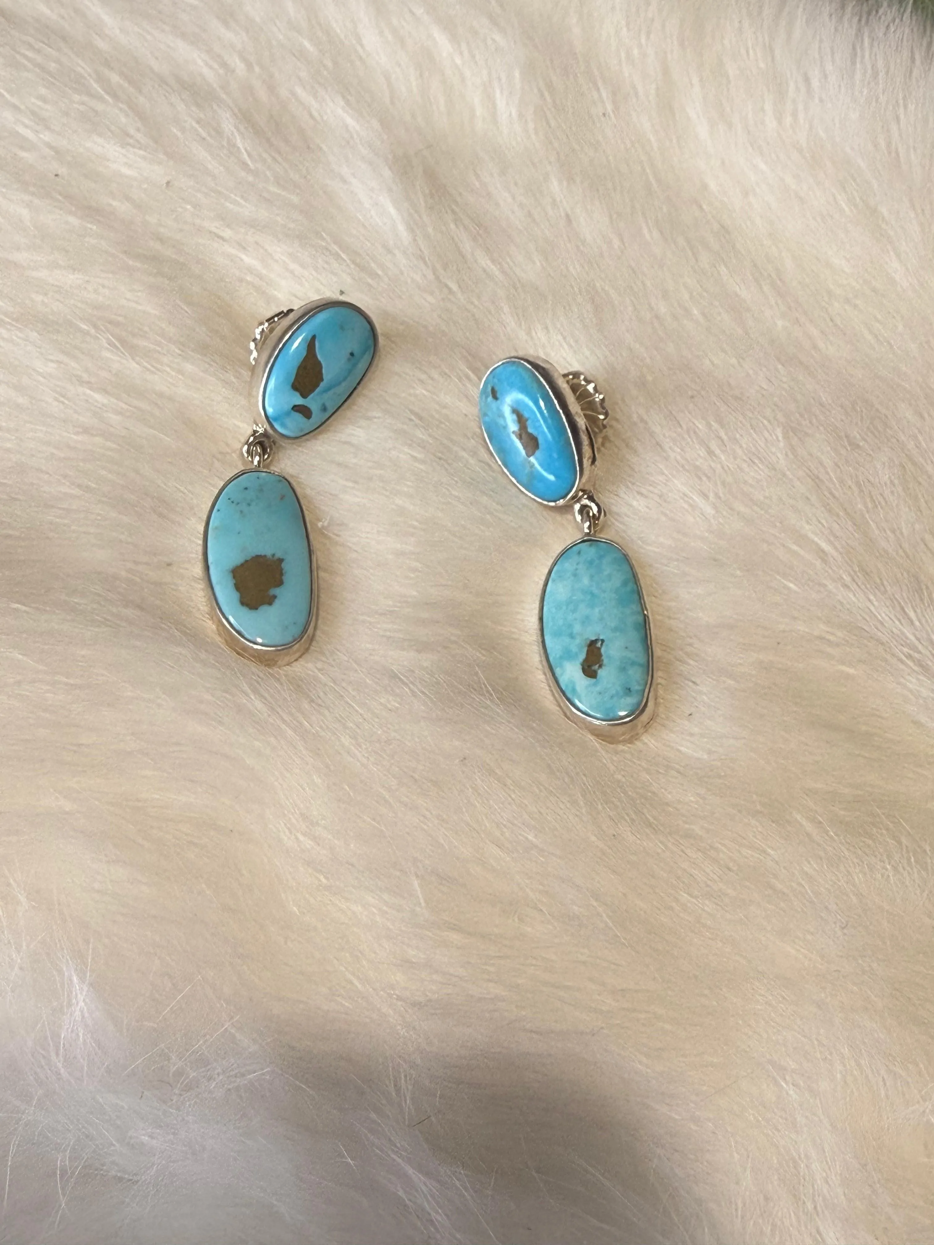 Federico Jimenez Turquoise Dangle Earrings