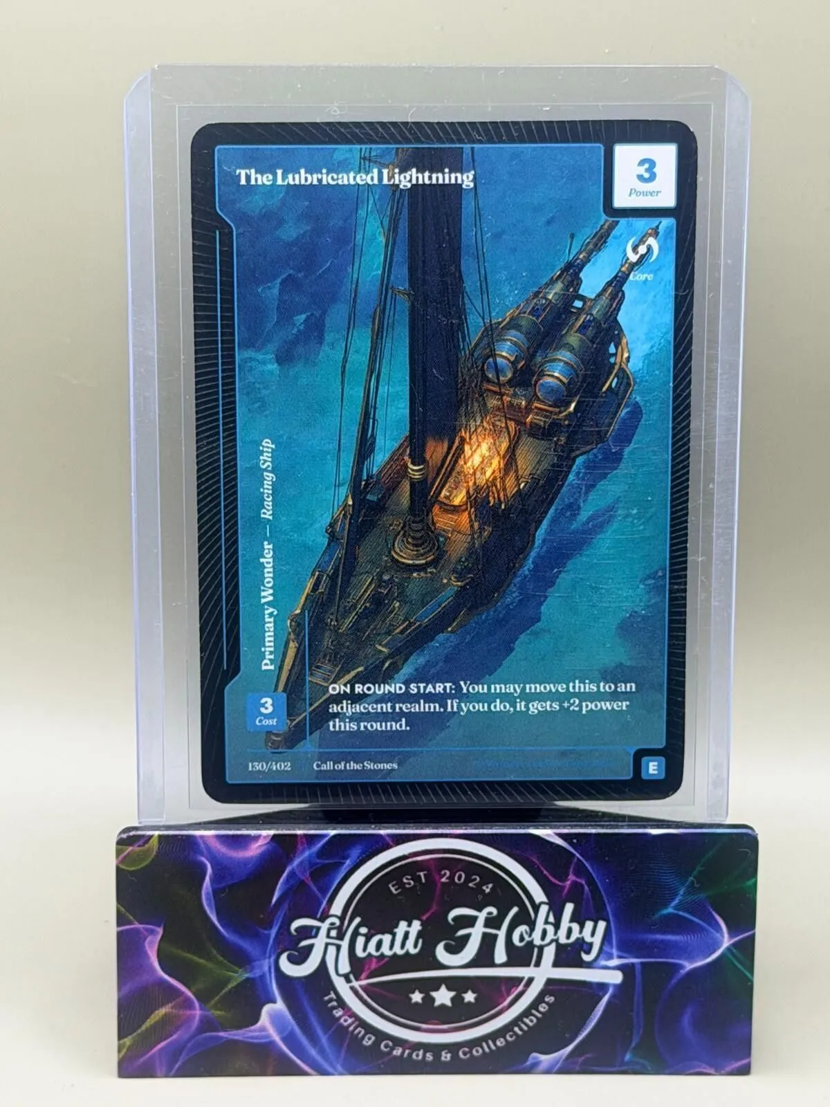 2025 Wonders of the First - #130/402 The Lubricated Lightning (E)