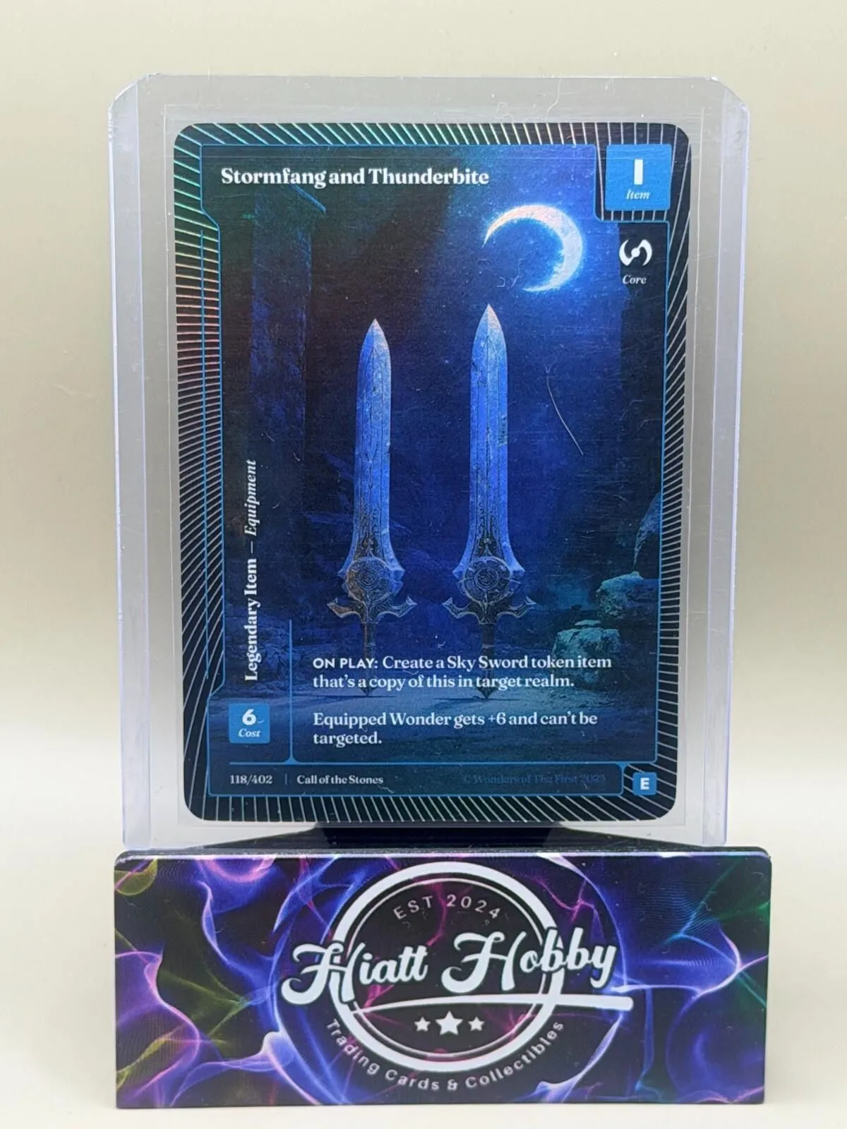 2025 Wonders of the First #118/402 Stormfang and Thunderbite (E) - Classic Foil