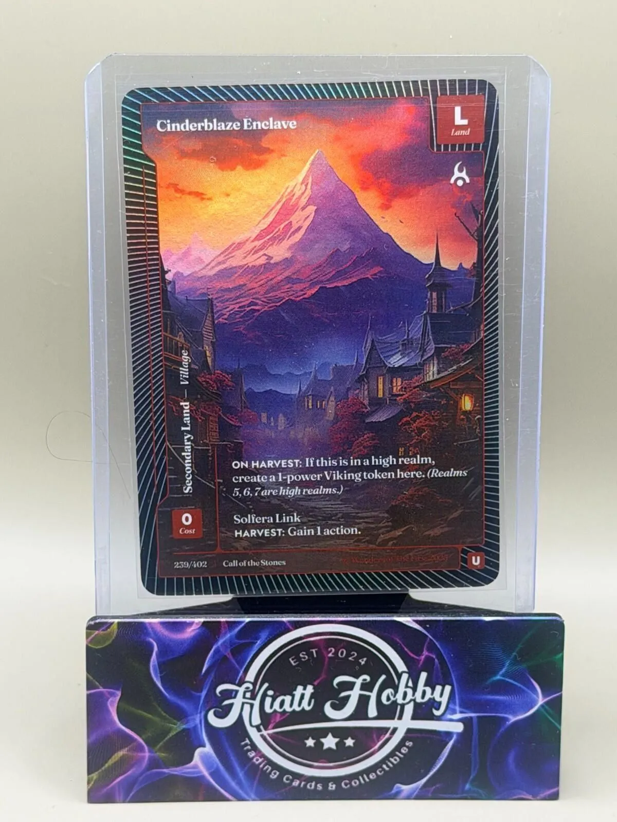2025 Wonders of the First - #239/402 Cinderblaze Enclave (U) - Classic Foil