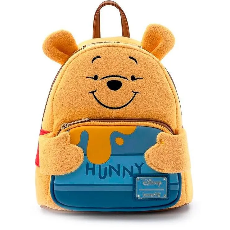 Pooh Bear Hunny Tummy Soft Disney Loungefly Mini Backpack