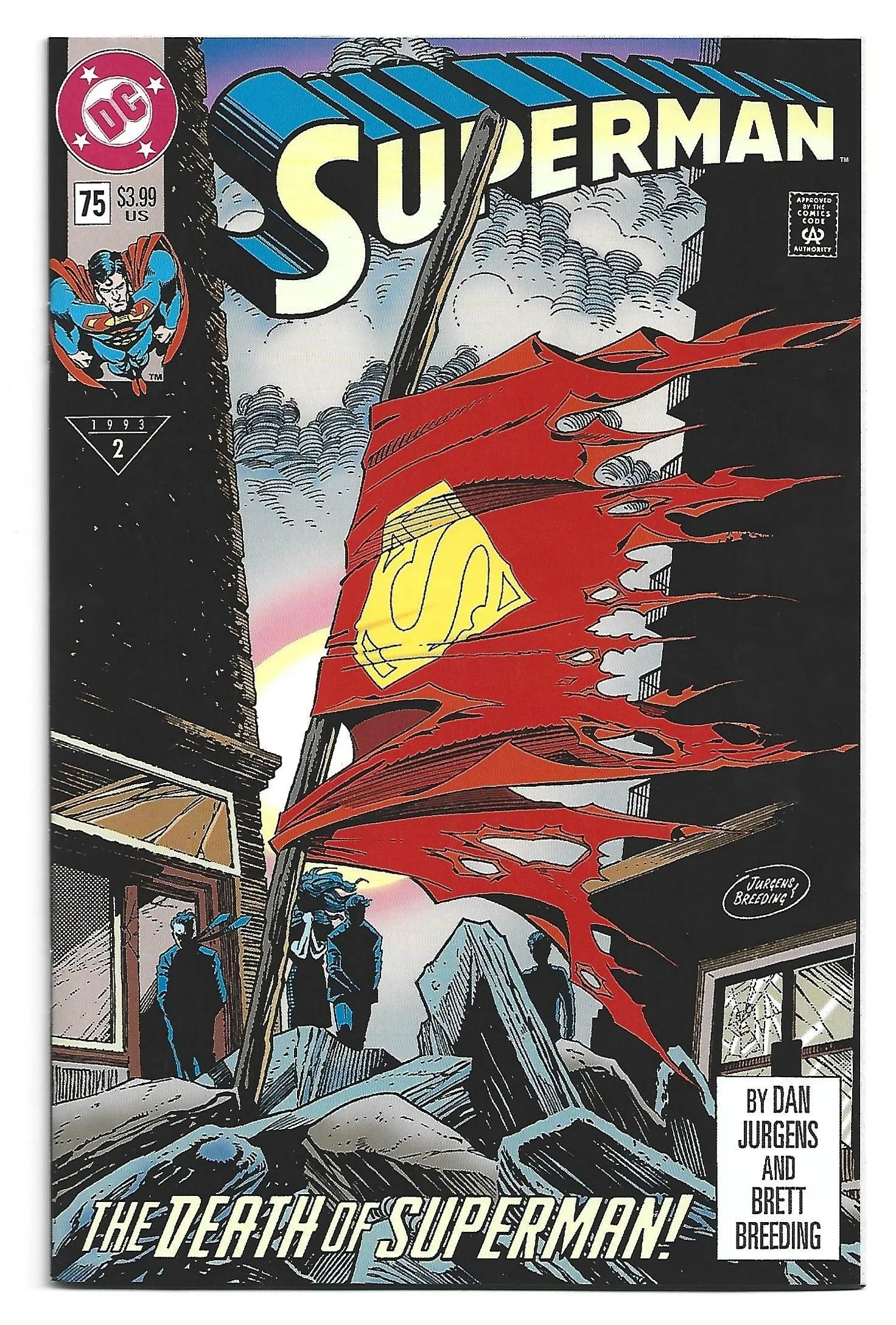 Superman #75 Facimile Edition The death of Superman
