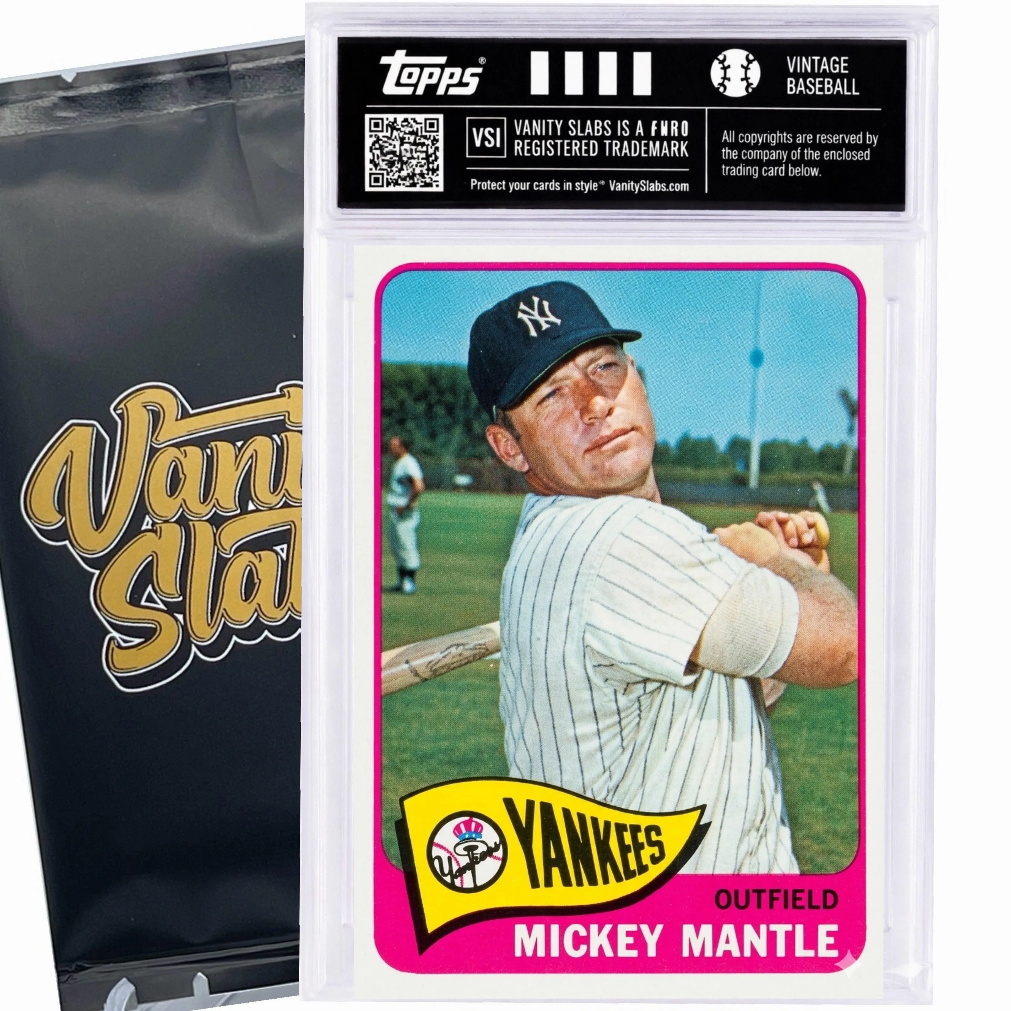 1965 Topps Vintage Baseball Mystery Slab ⚾ Random Card Encapsulated | 598 Card Set Chase