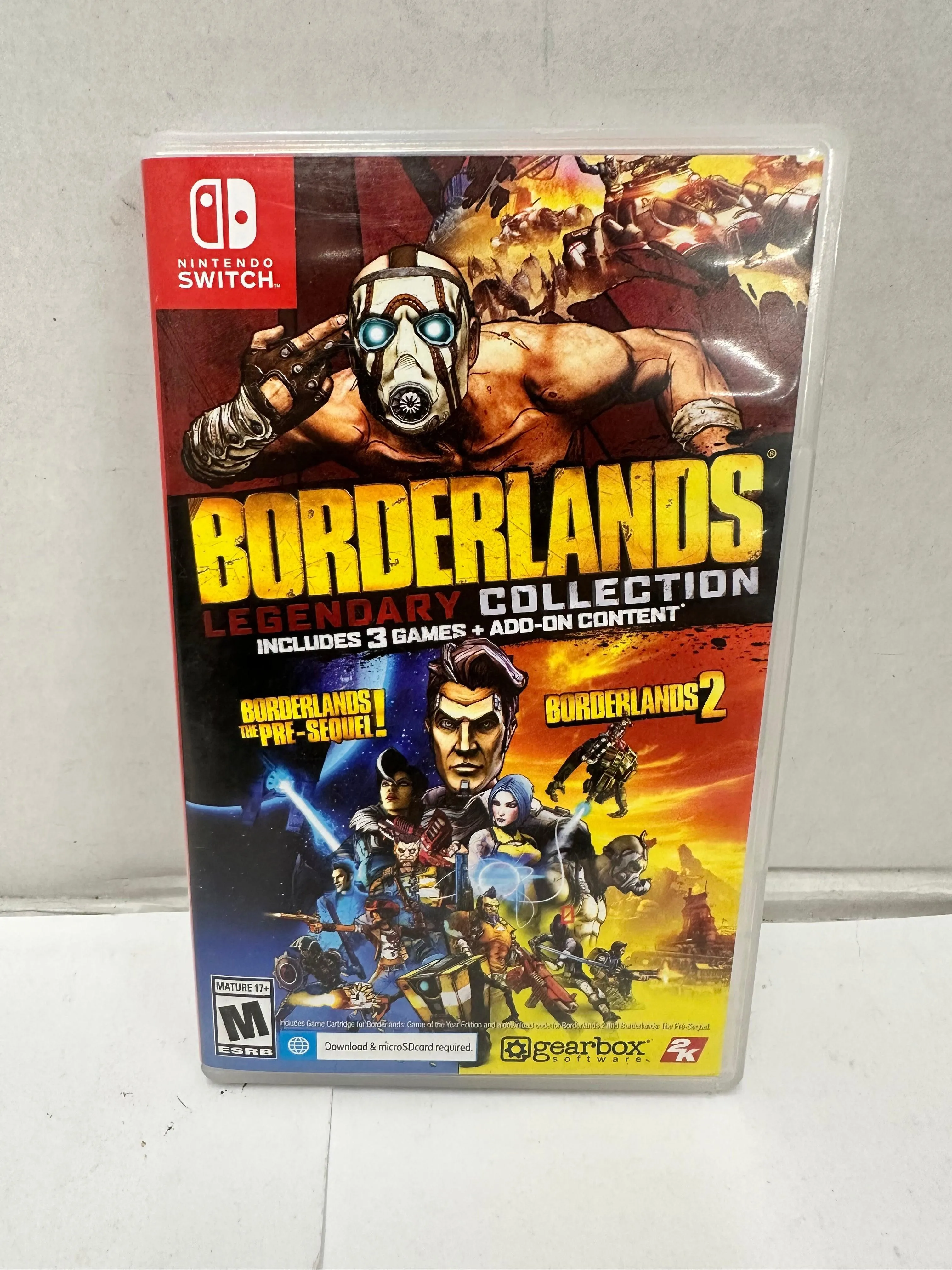 Borderlands Legendary Collection Nintendo Switch Game Cartridge And Case