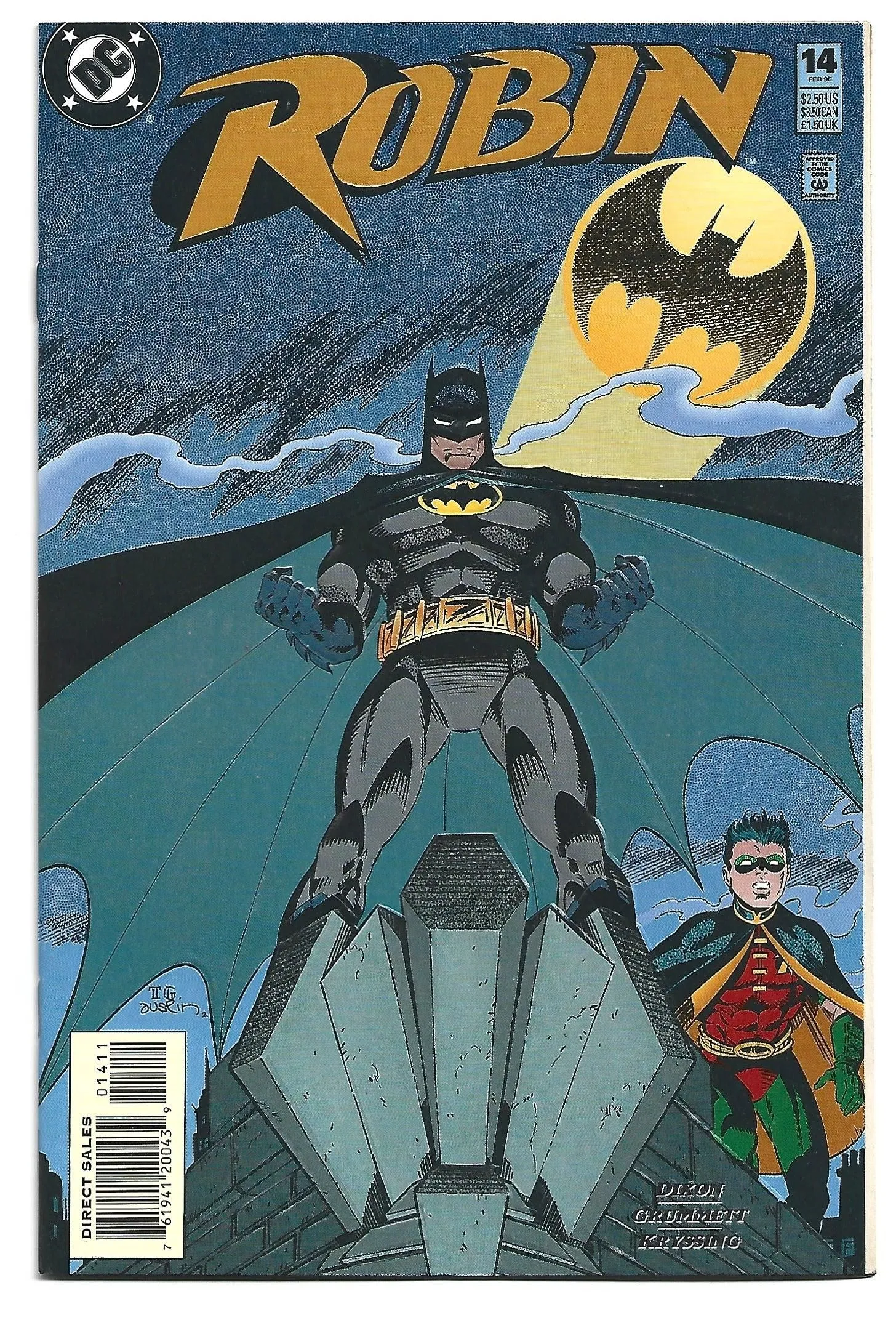 Robin #14 Embossed Cover