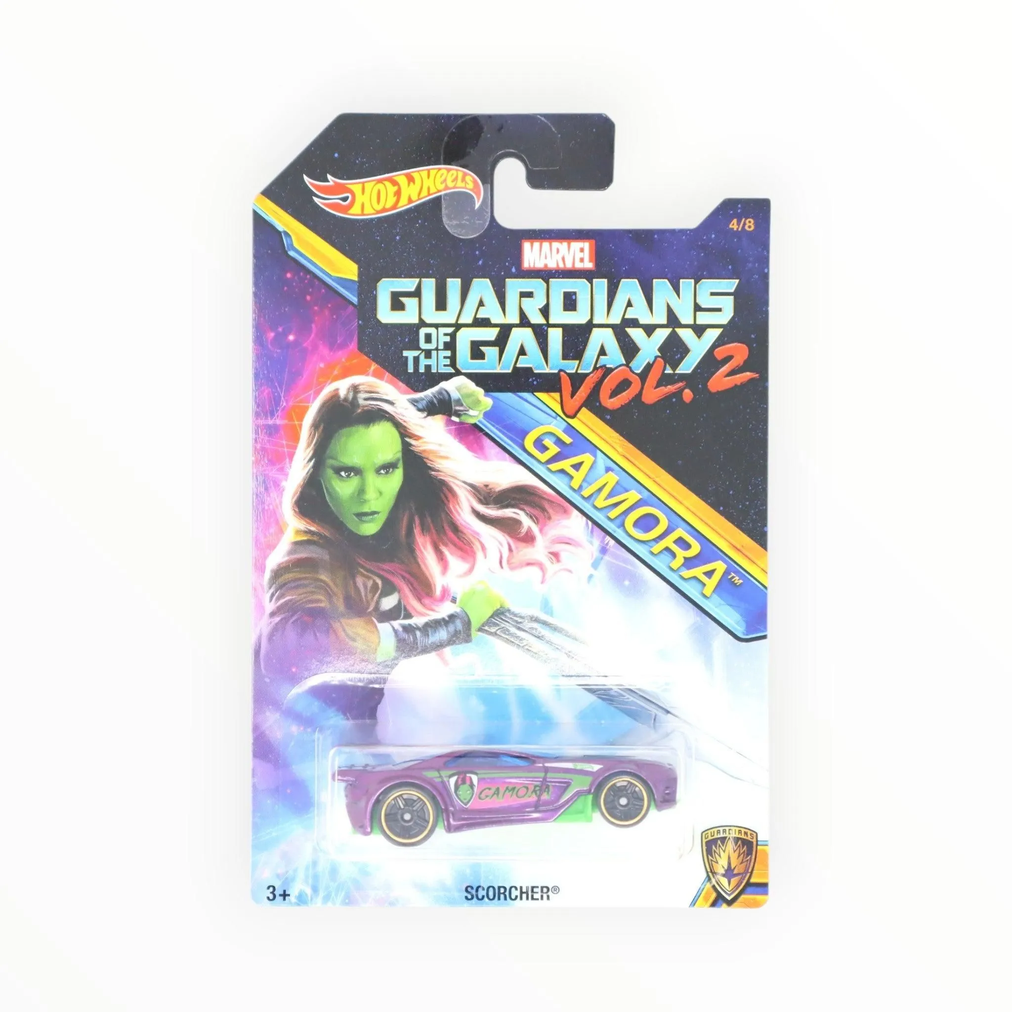 Hot Wheels Scorcher (Gamora) Guardians of the Galaxy Vol. 2 (2017) 4/8