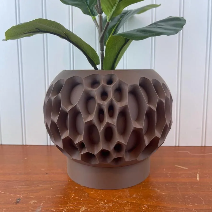 the Virus Planter Pot, Indoor Plant Pot, Tabletop Flower Pot