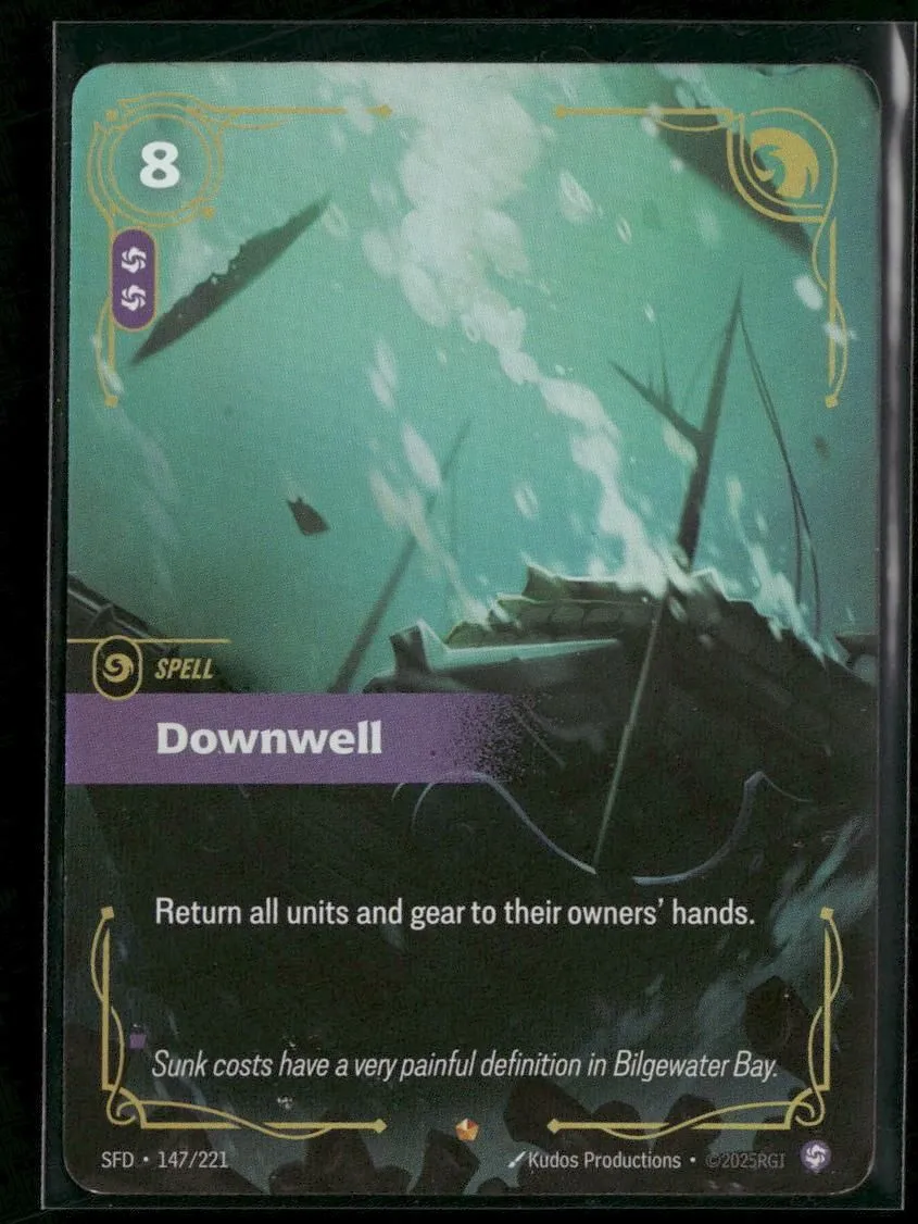 Downwell #147/221 Rare - Riftbound Spiritforged