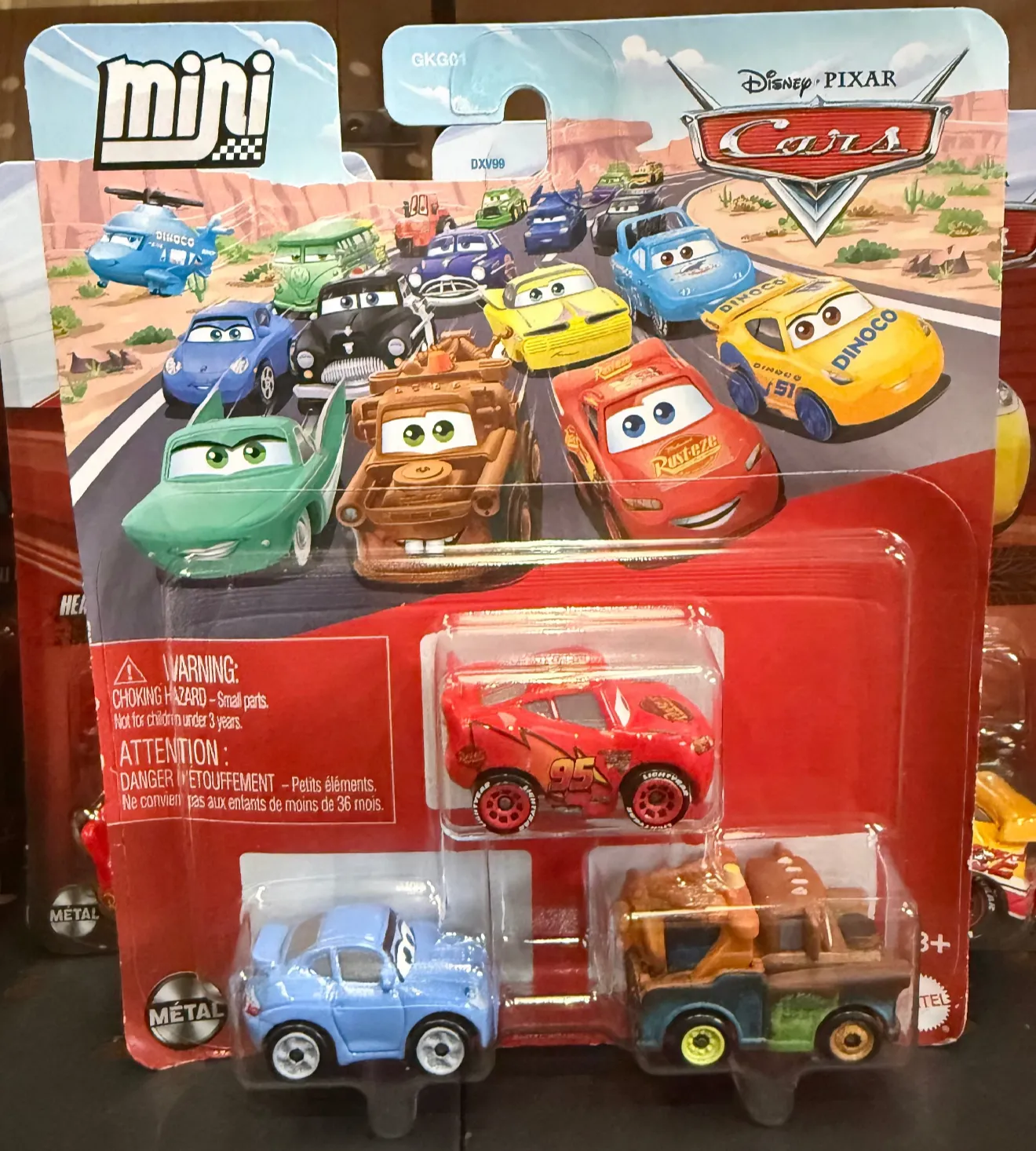 Disney Cars Minis Sally Lightning Mc Queen & Mater