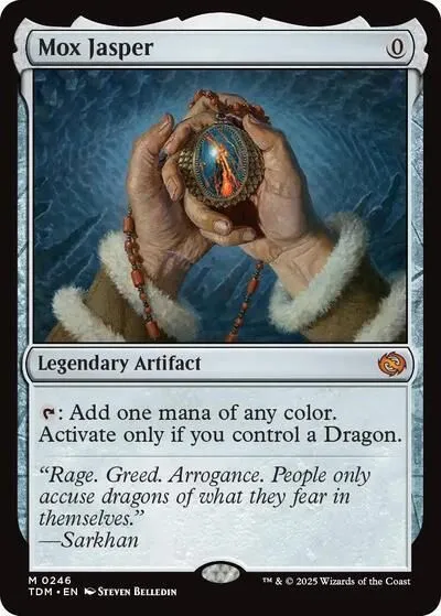 Mox Jasper (Tarkir: Dragonstorm) Near Mint