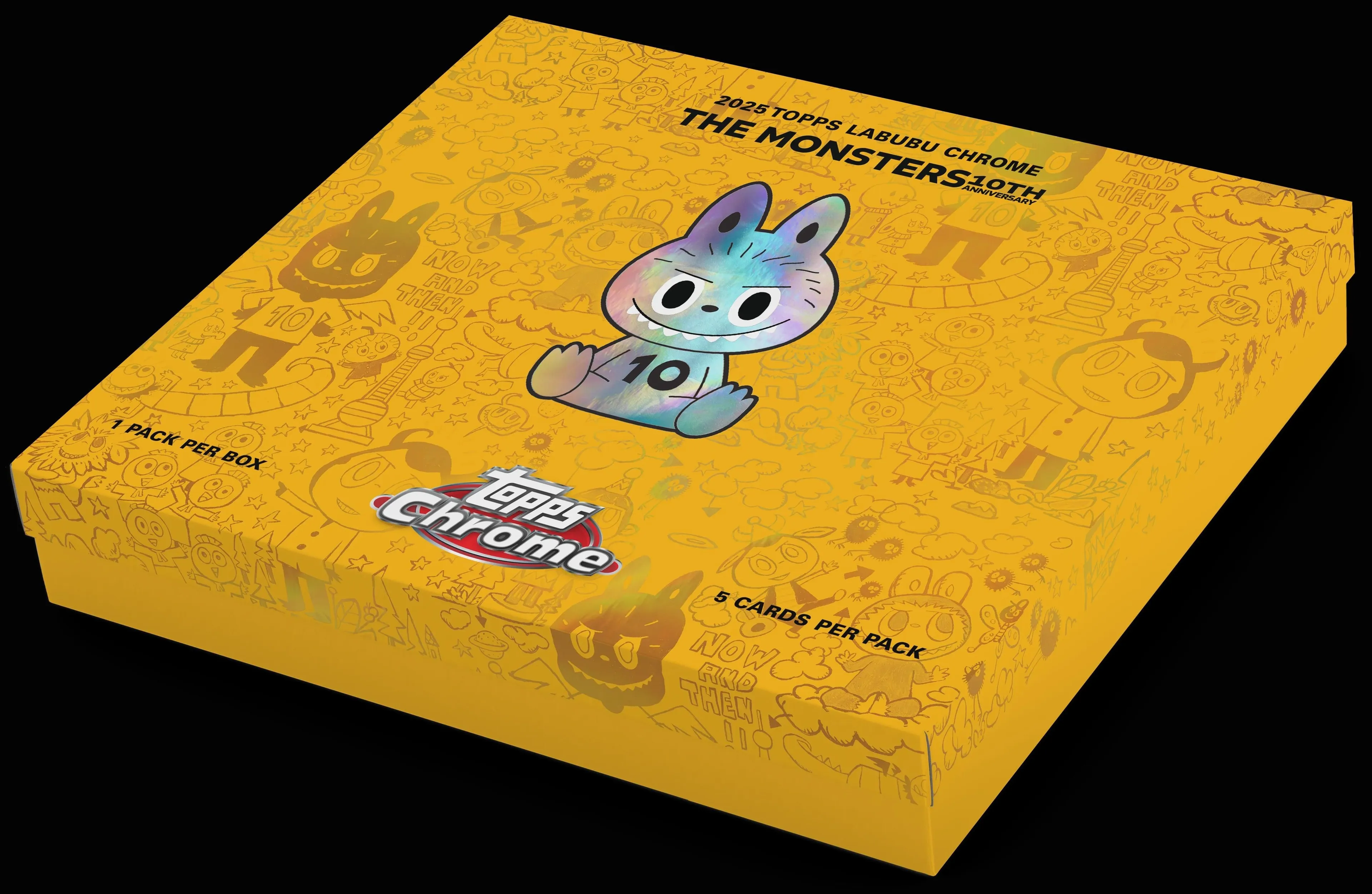 2025 Topps Chrome Labubu 10th Anniversary Hobby Box