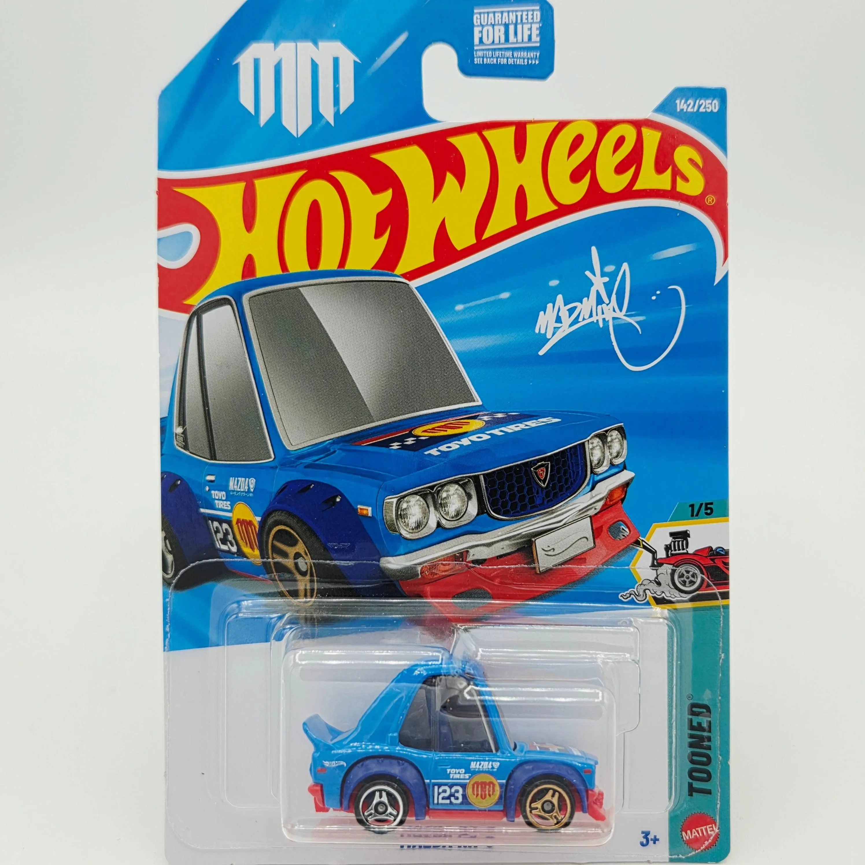 Hot Wheels Mazda RX-3 "Mad Mike" (2026 HW Basic Case F - Tooned)