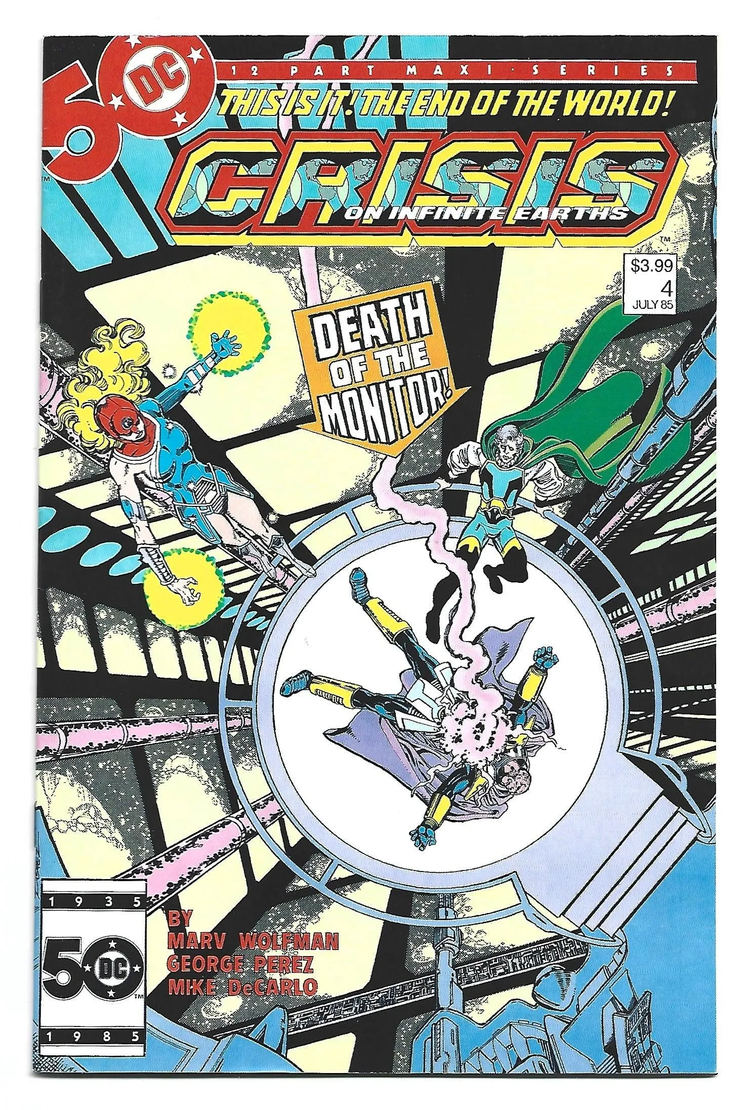 Crisis on Infinite Earths #4 Facimile Edition
