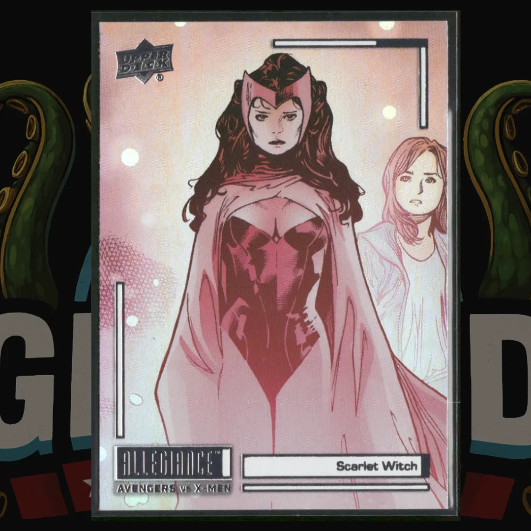 2023 UD Marvel Allegiance Avengers vs X-Men Card C71 Scarlet Witch Rainbow