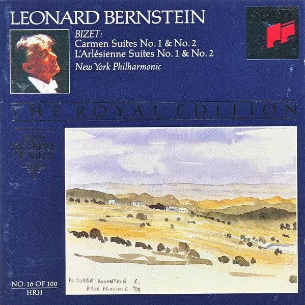 Georges Bizet – Leonard Bernstein, New York Philharmonic - Carmen Suites No. 1 & No. 2 • L'Arlésienne Suites No. 1 & No. 2 (CD)