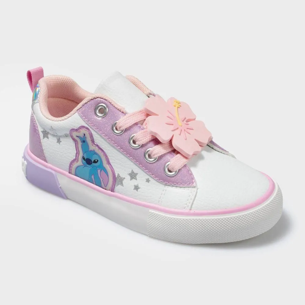 New without Tags - Kids' Lilo & Stitch Angel Court Sneakers - White 13