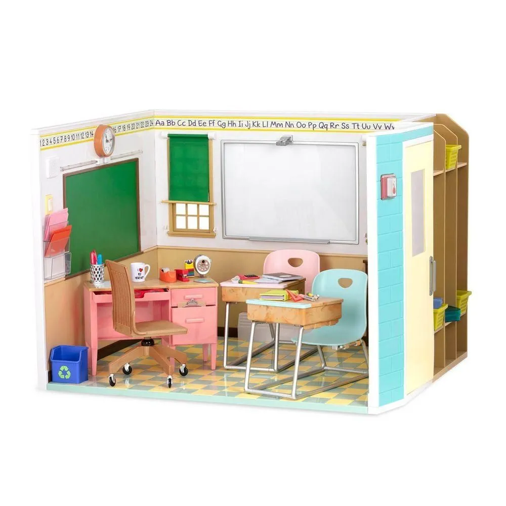 Brand New - Our Generation Awesome Academy School Room for 18 in Dolls