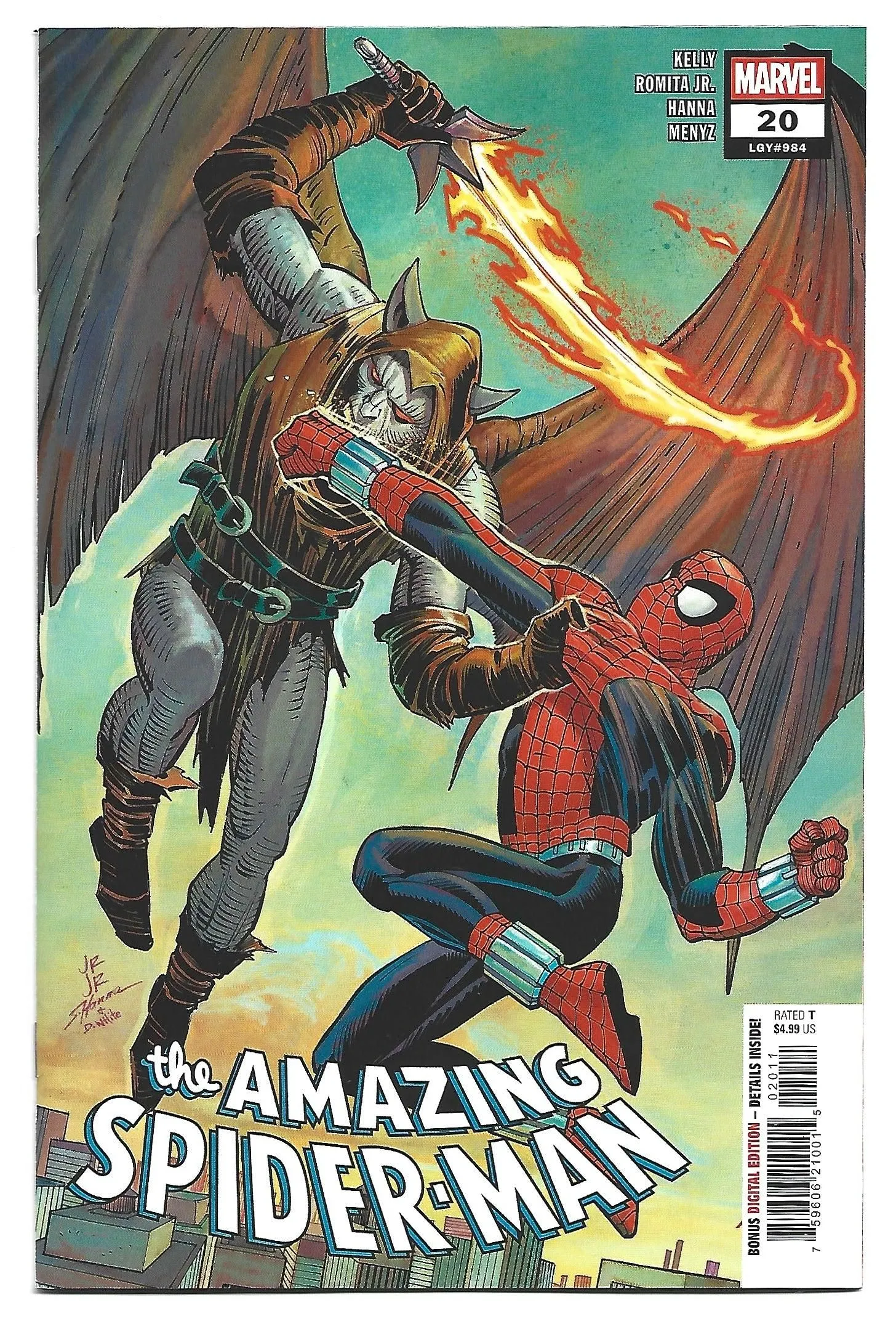 The Amazing Spider-Man #20 John Romita Jr Cover