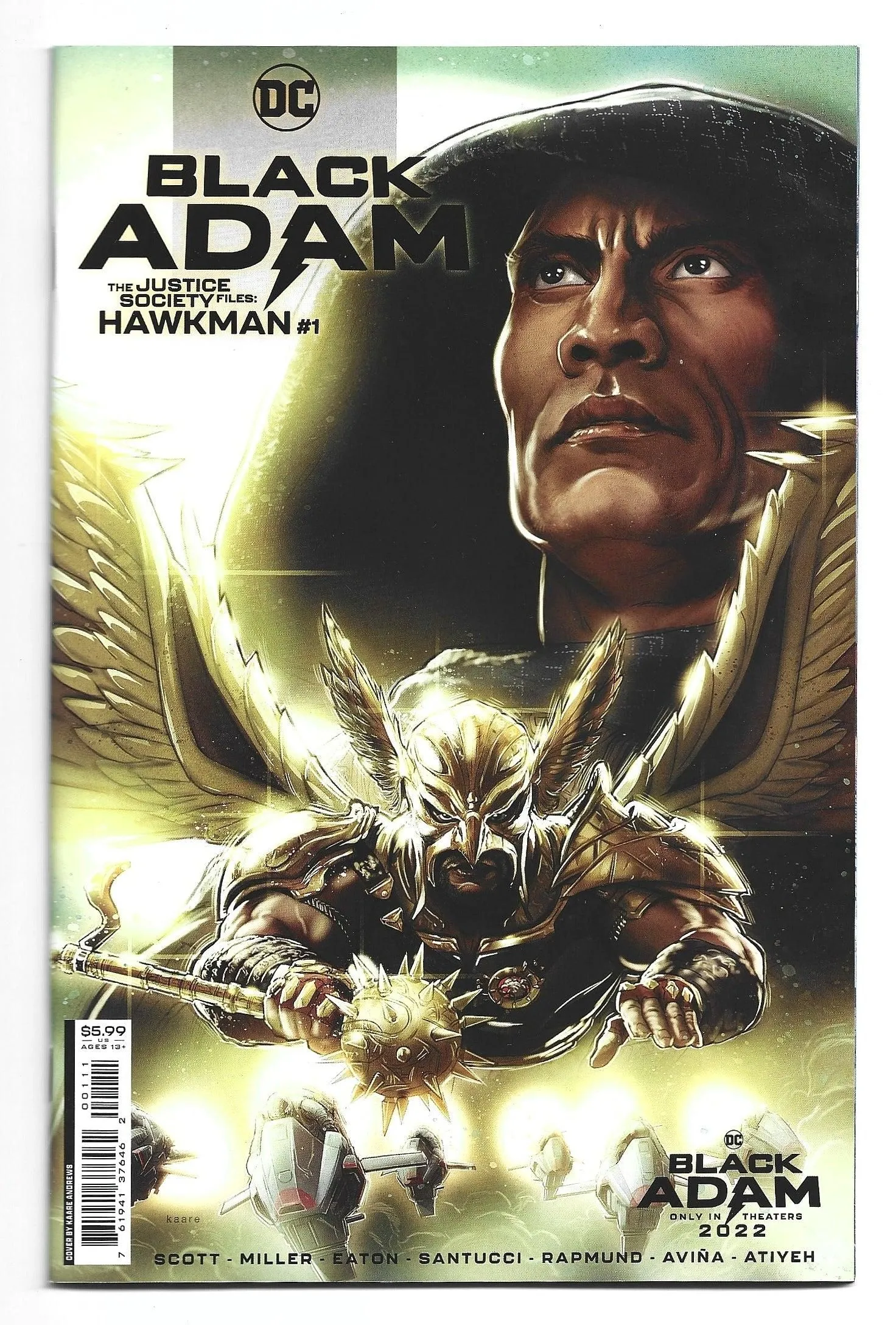Black Adam The Justice Society files: Hawkman #1