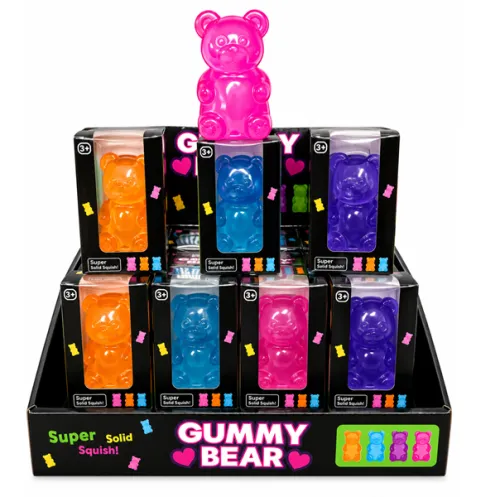 Squishy Solid Colour Bear