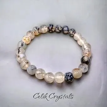 Dragon Vein Agate Bracelet  - Unisex