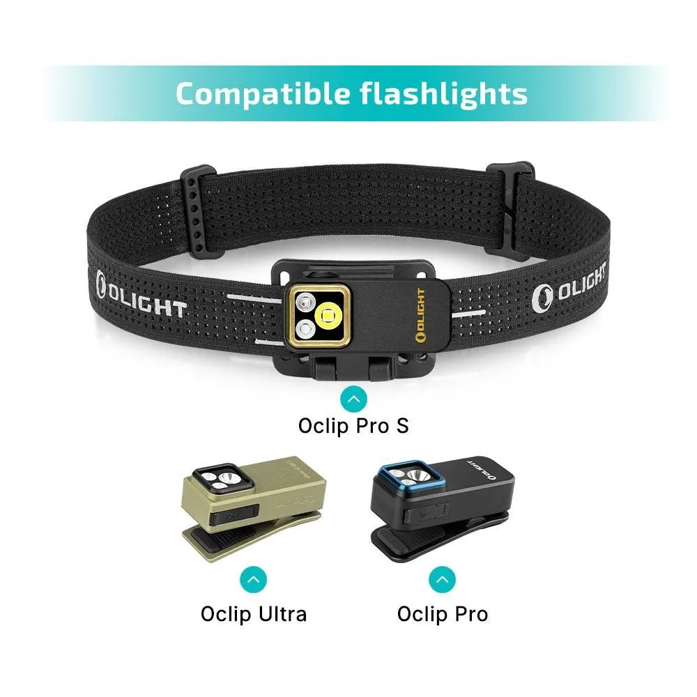 Olight Oclip Headband Strap — Adjustable Nylon for Oclip Pro S/Pro/Ultra