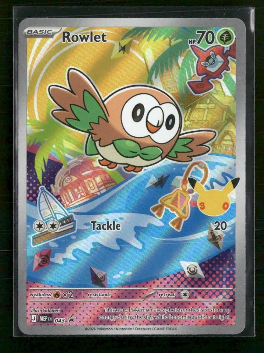 ME: Mega Evolution Promo Rowlet #043