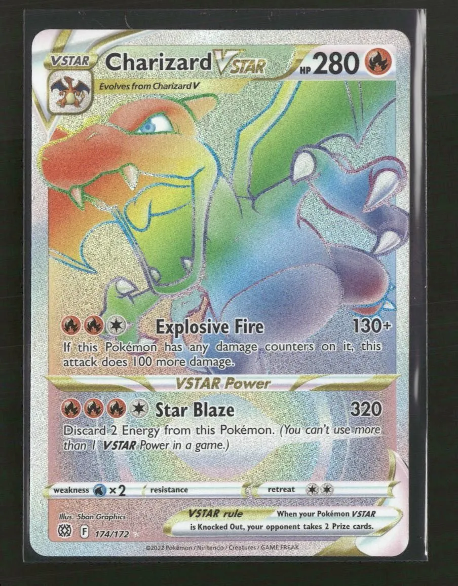 SWSH09: Brilliant Stars Charizard VSTAR (Secret) #174/172