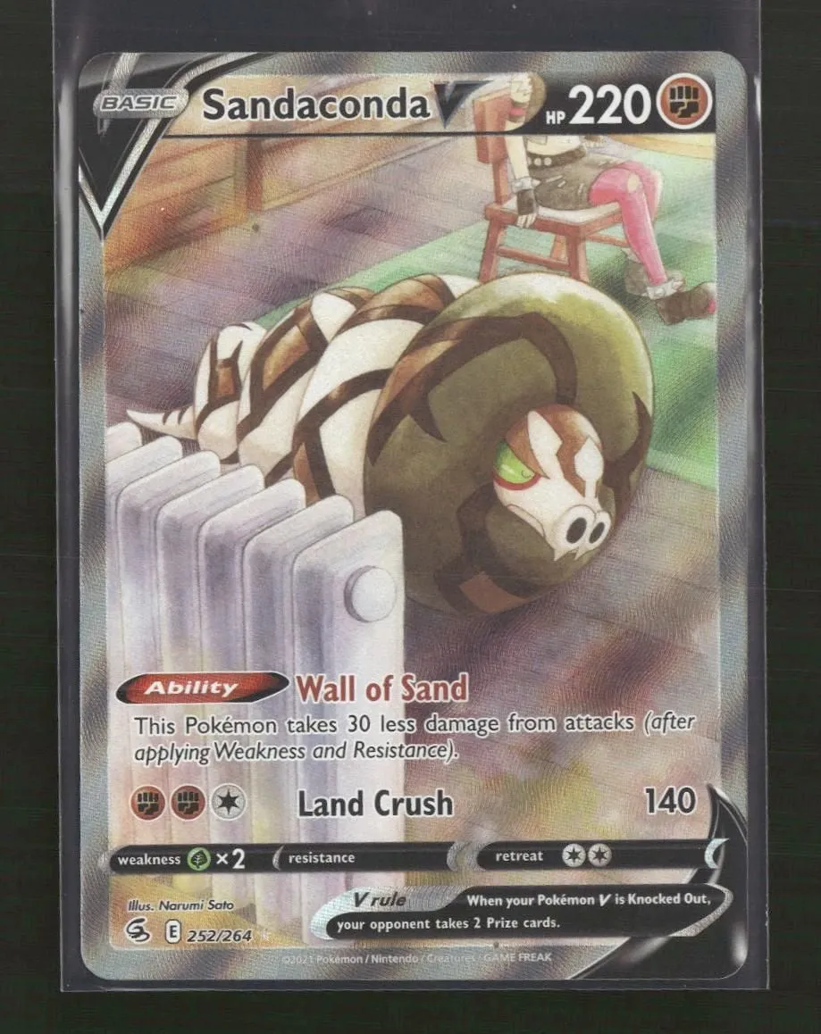 SWSH08: Fusion Strike Sandaconda V (Alternate Full Art) #252/264