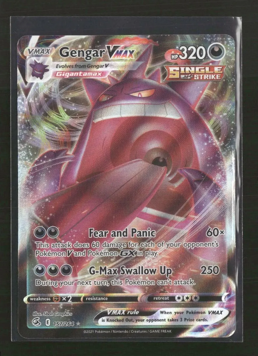 SWSH08: Fusion Strike Gengar VMAX #157/264