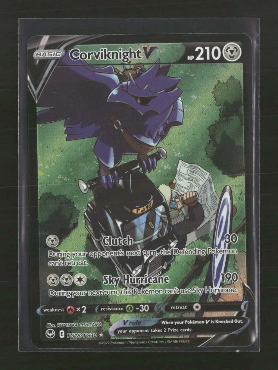 SWSH12: Silver Tempest Trainer Gallery Corviknight V #TG18/TG30