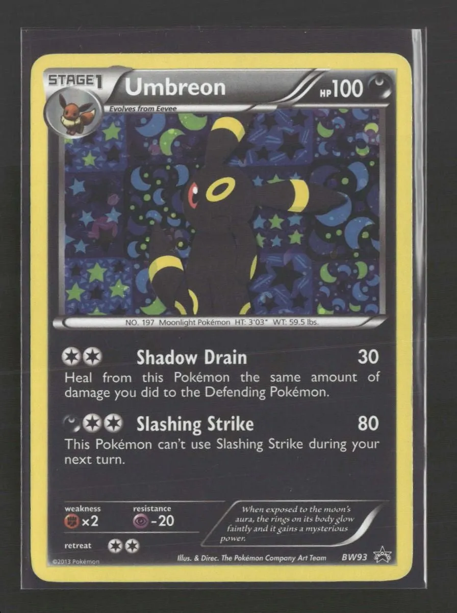 Black and White Promos Umbreon #BW93