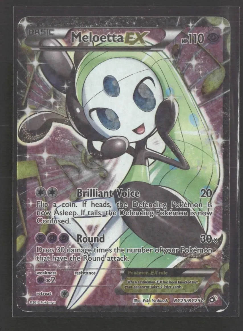 Legendary Treasures: Radiant Collection Meloetta EX #RC25/RC25 *Damaged*