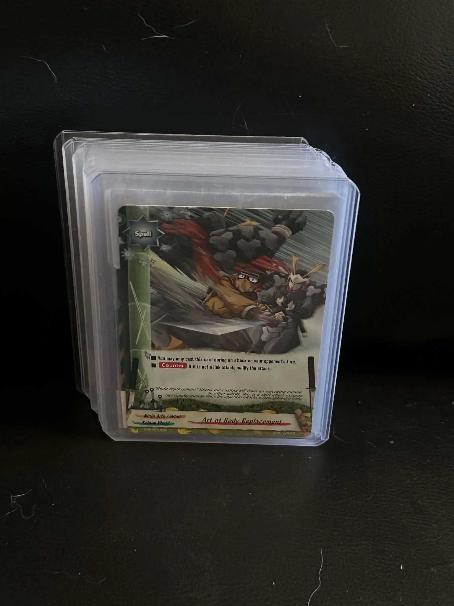 Art of Body Replacement TD05/0015EN Trial Deck: Ninja Onslaught Future Card BuddyFight Normal Lightly Played English Trading Card