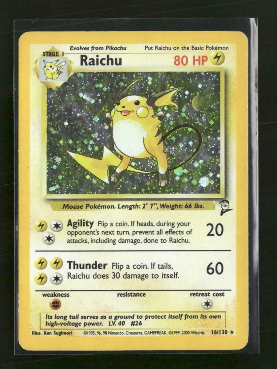 Base Set 2 Raichu #016/130