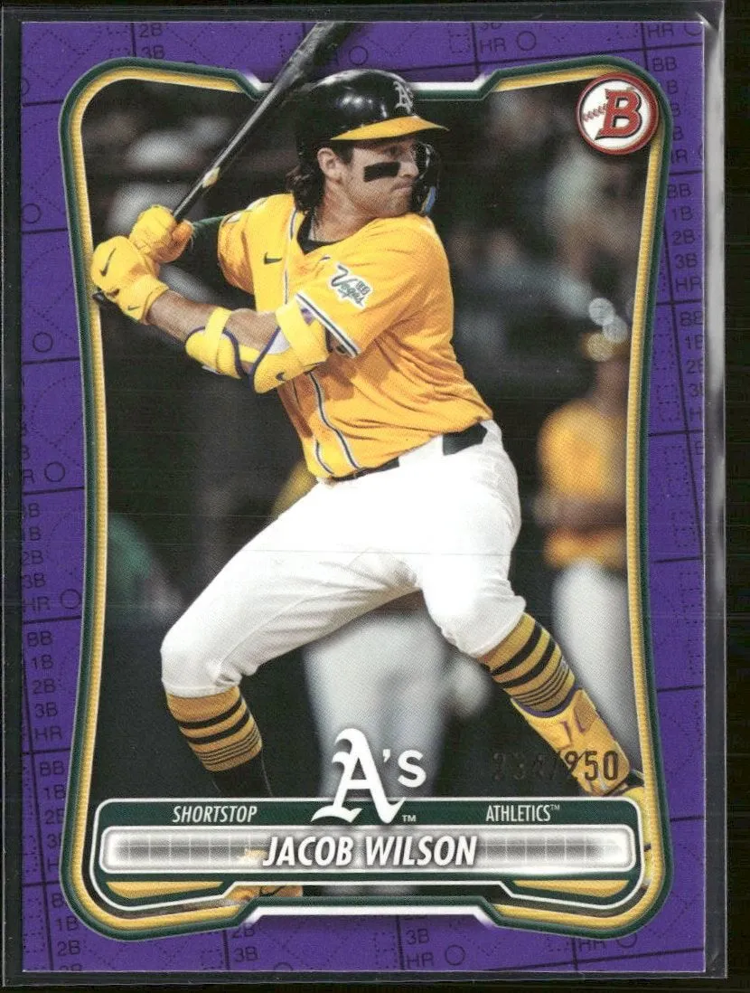 2026 Bowman Purple Pattern Jacob Wilson #/250 #96